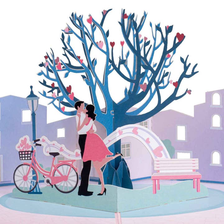 Pop-up-Karte für Liebhaber für den Großhandel von Paper Love