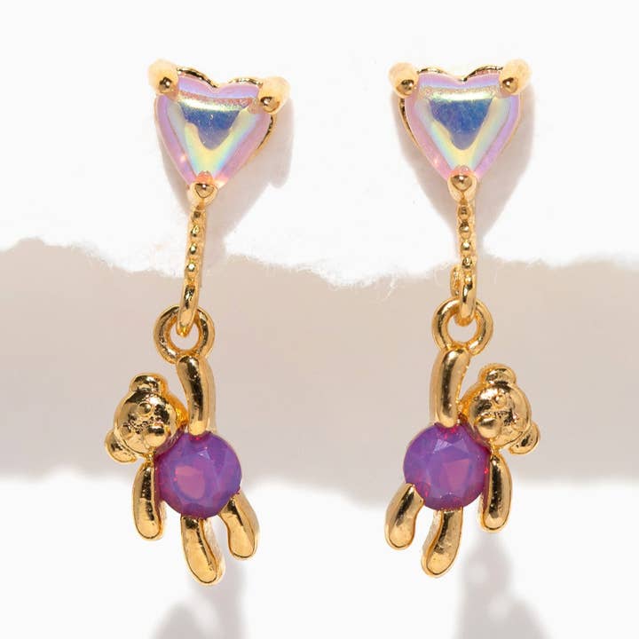 Pendientes Bear Hug para venta al por mayor de Girls Crew