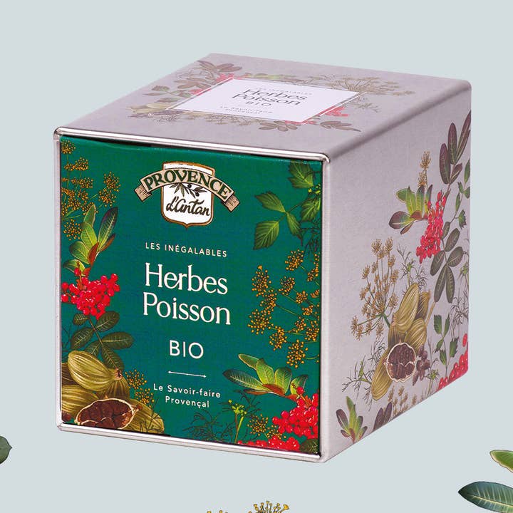 Organic Fish Herb Cube* - 60g for wholesale by PROVENCE D'ANTAN