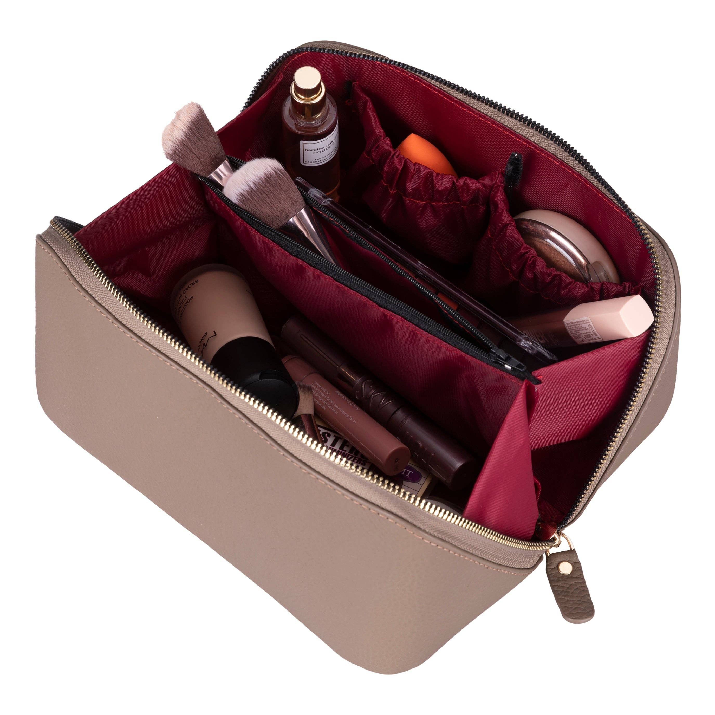 Lupinny Leather - Vente Trousses de maquillage/cosmétique - Trousse de maquillage en cuir Ellati – Trousse de toilette et étui de voyage durable53