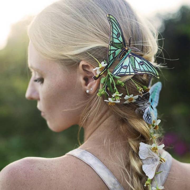 Moth and Myth – Recortes por atacado – Conjunto de mariposa da lua espanhola 'Jade'