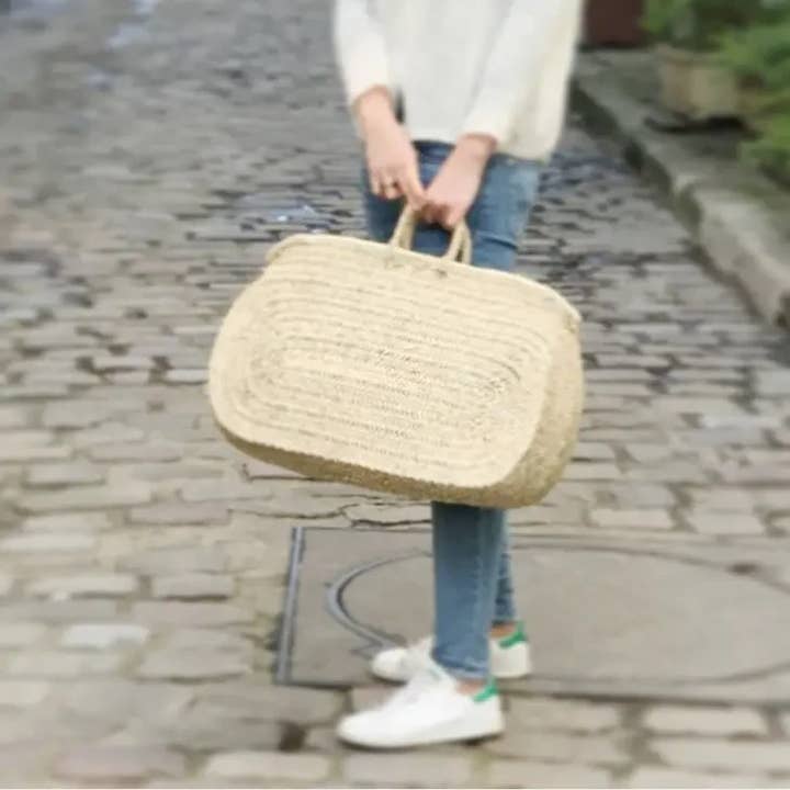 High crafty - Wholesale Basket - Large Moroccan Basket | Handmade Palm Leaf Storage Basket | 2