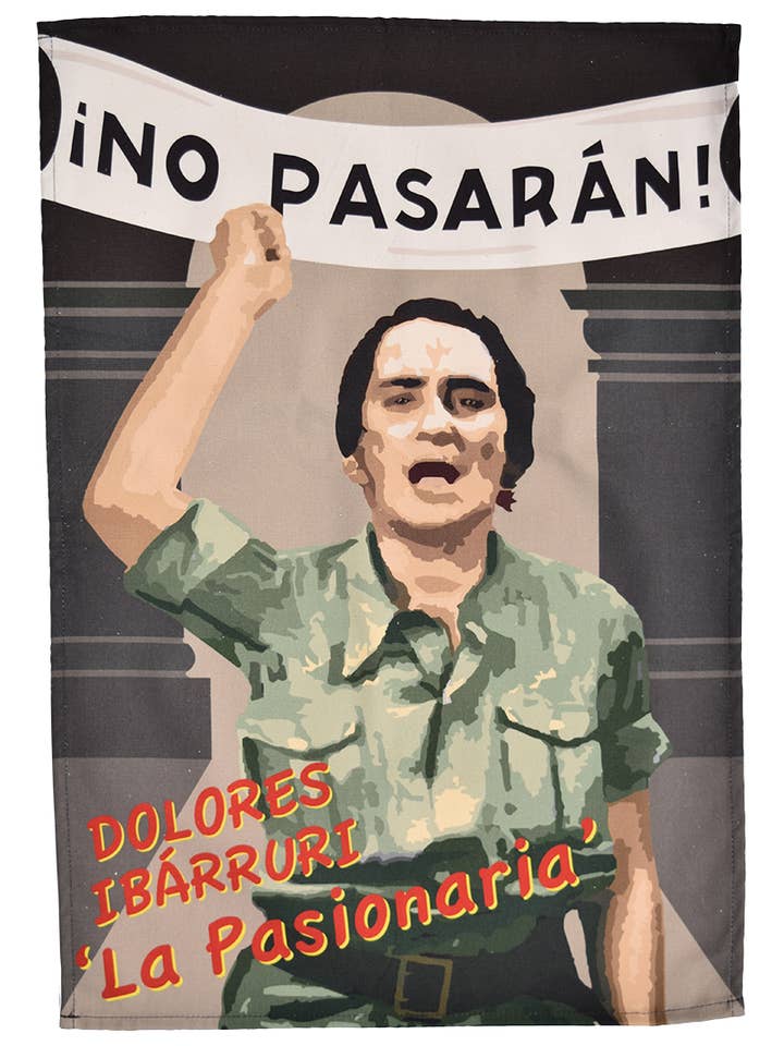 ¡No Pasarán! Tea Towel for wholesale by Radical Tea Towel North America