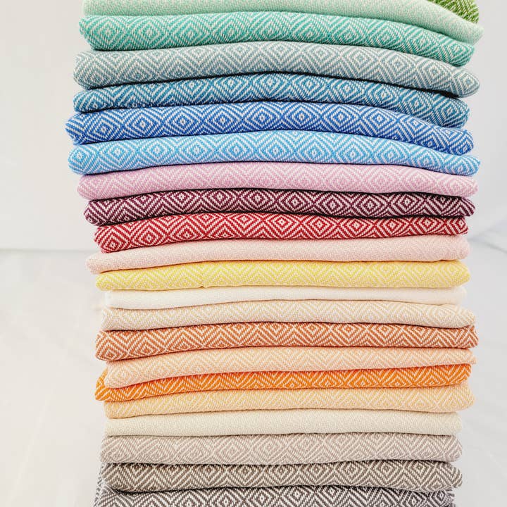 EBRU Home - Wholesale Beach Towel - 10 Sand proof Towel Throw set, Assorted colors DEAL