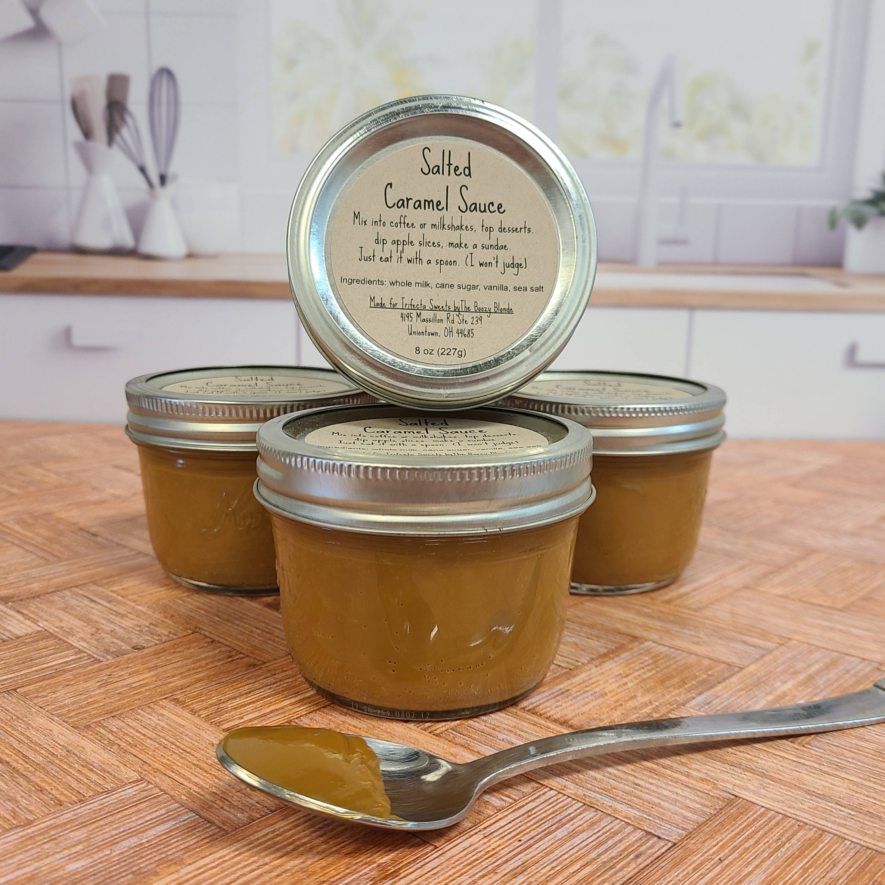 The Boozy Blonde - Wholesale Caramel Sauce - Salted Caramel Sauce