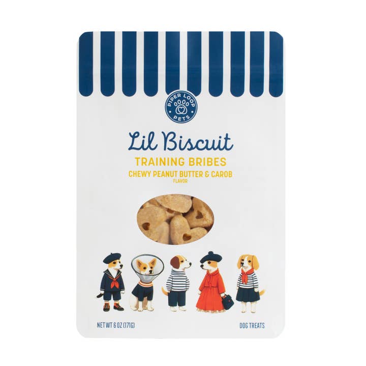 ON-THE-GO TRAINING BRIBES 12 per case - Chewy Peanut Butter & Carob with Probiotics for wholesale by Piper Loop Pets