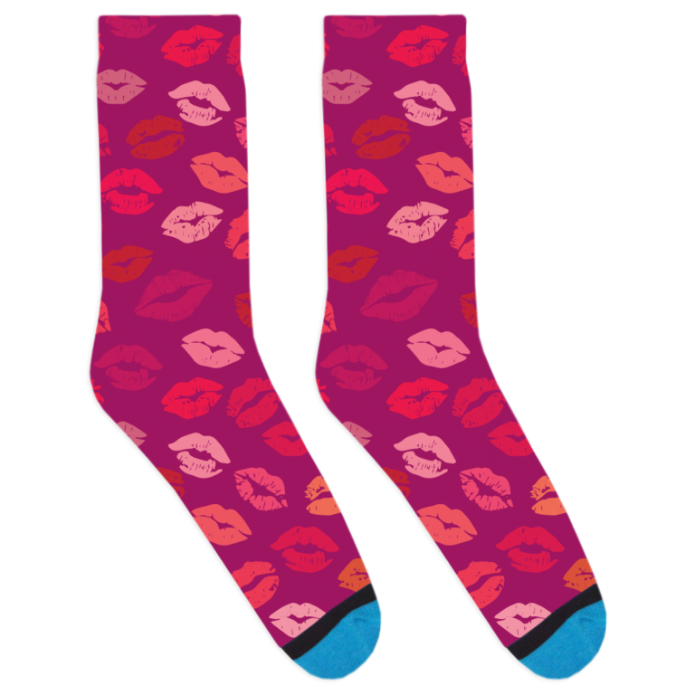 DivvyUp - Wholesale Socks - Unisex - Kisses Socks1