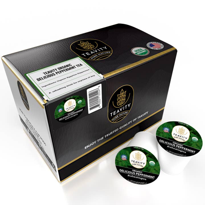 Thé biologique à la menthe poivrée délicieux - 12 unités pour la vente par Teavity