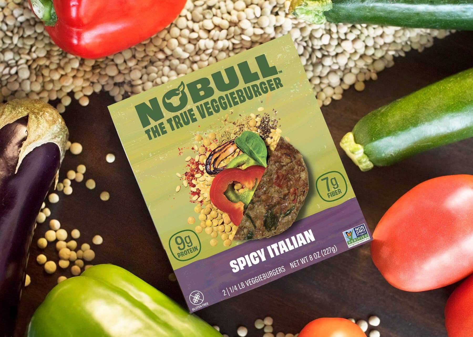 NoBull Burger - Wholesale Shelf Stable Prepared Meal - NoBull Spicy Italian1