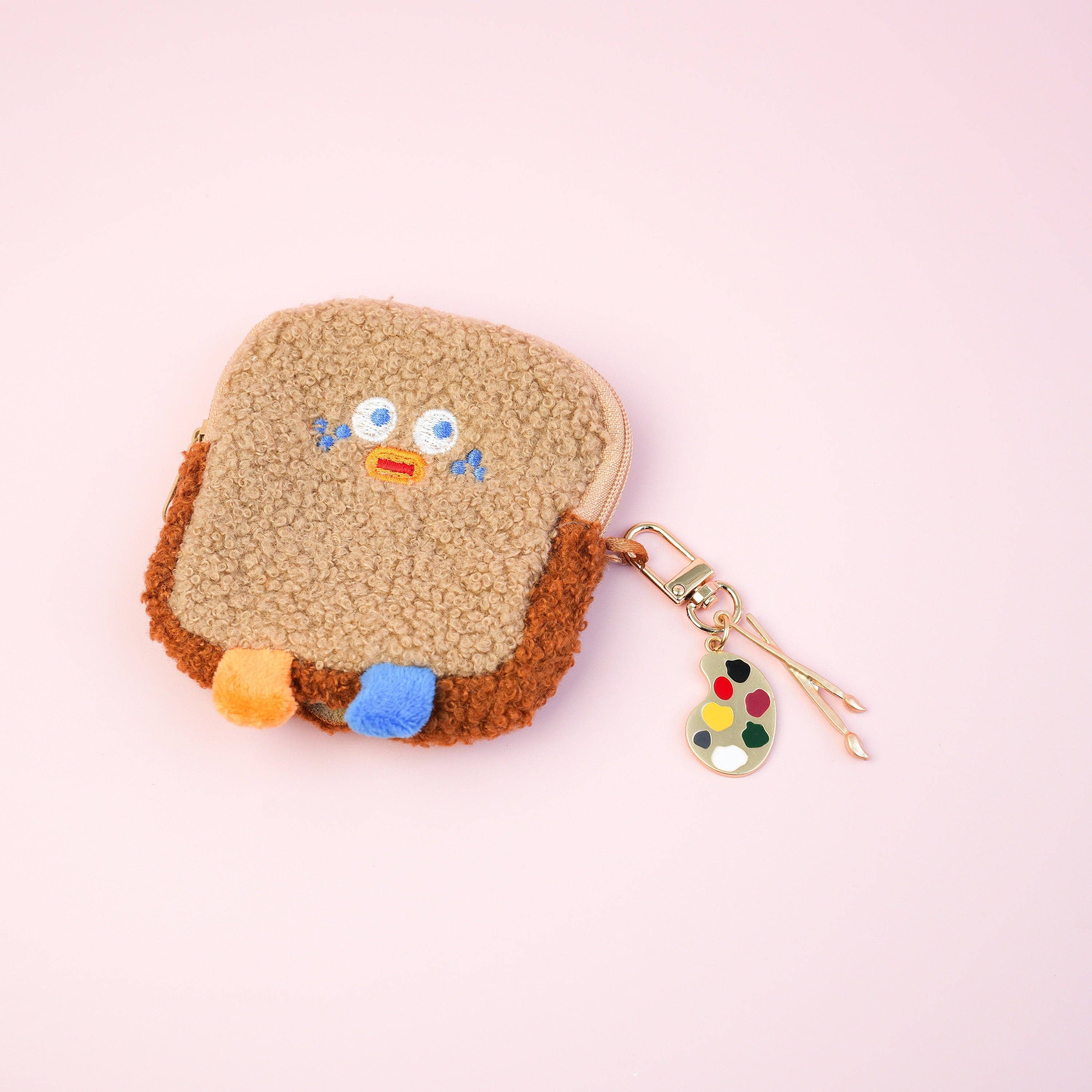 Mini Story Co – wholesale Keychain – Women's – Paint Palette and Brush Keychain2