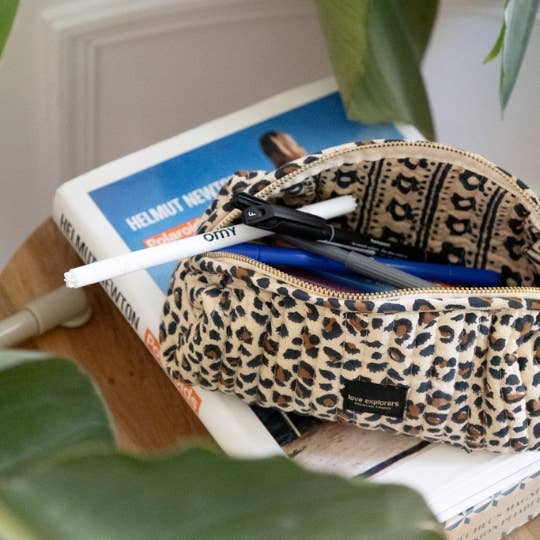 Love Explorers – Großhandel Federmäppchen/Federtasche – Federmäppchen - beige Leopard10
