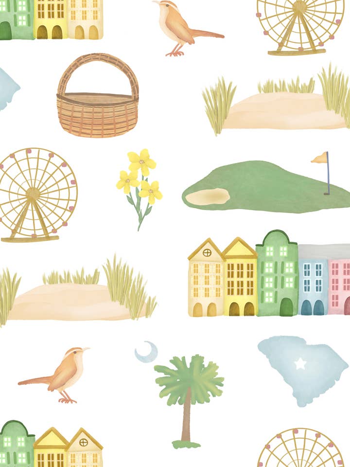 Pyjama en bambou de l'État de Caroline du Sud pour la vente par With Love, From Collection