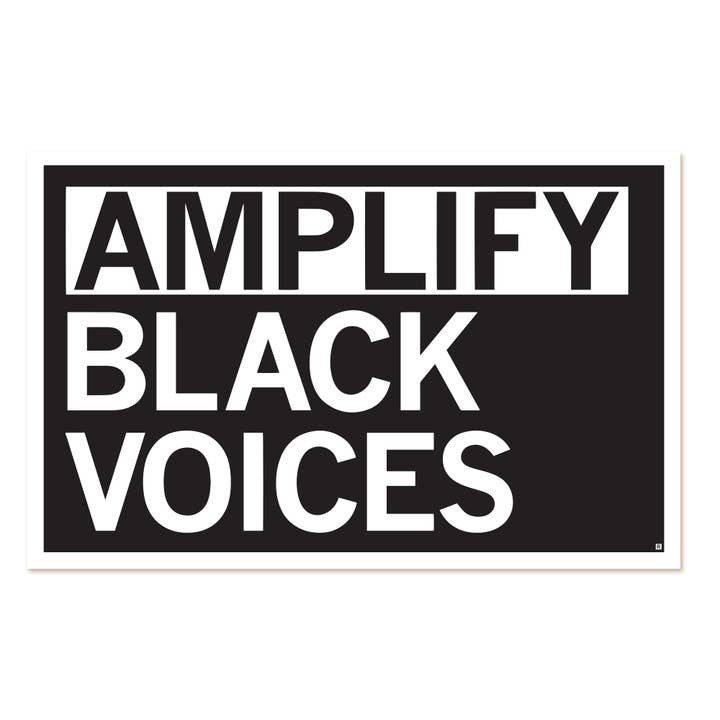 Póster Amplify Black Voices para venta al por mayor de RAYGUN