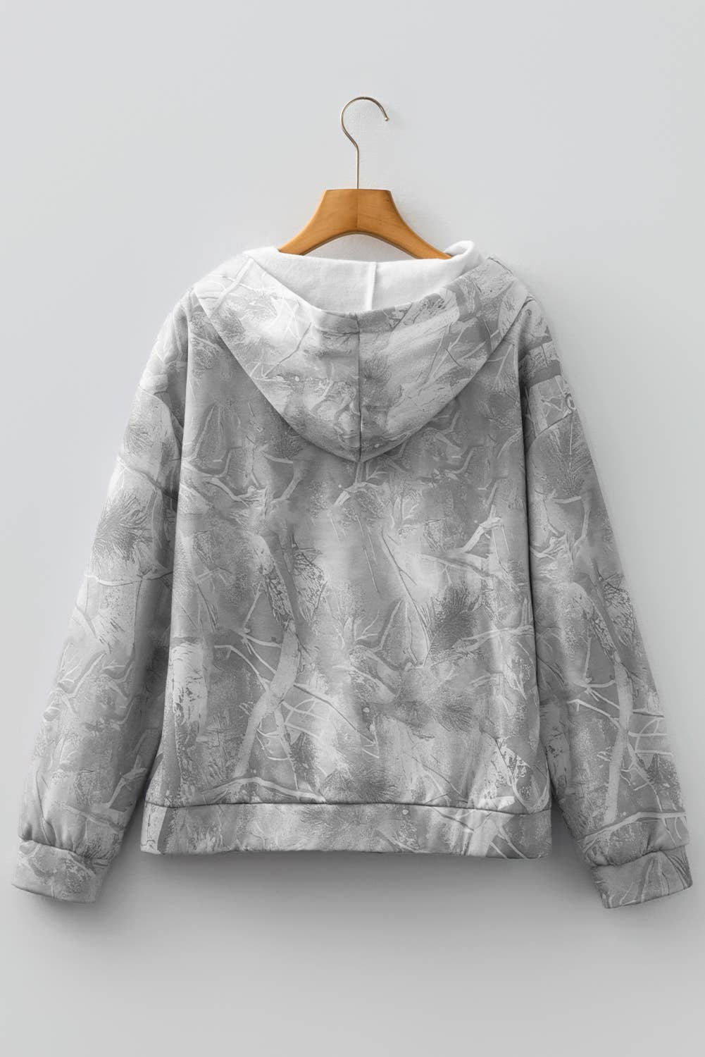 fashionworks - Wholesale Hoodie - Women's - Fashion Camouflage Woodland Oversized Sporty Hoodie * S-4X4