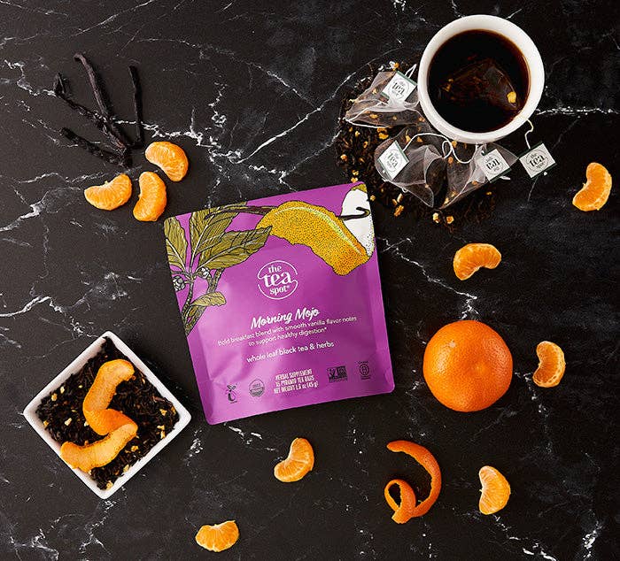 The Tea Spot - Wholesale Tea Bags - Morning Mojo, Organic Pu'erh Tea - 15 sachets each2