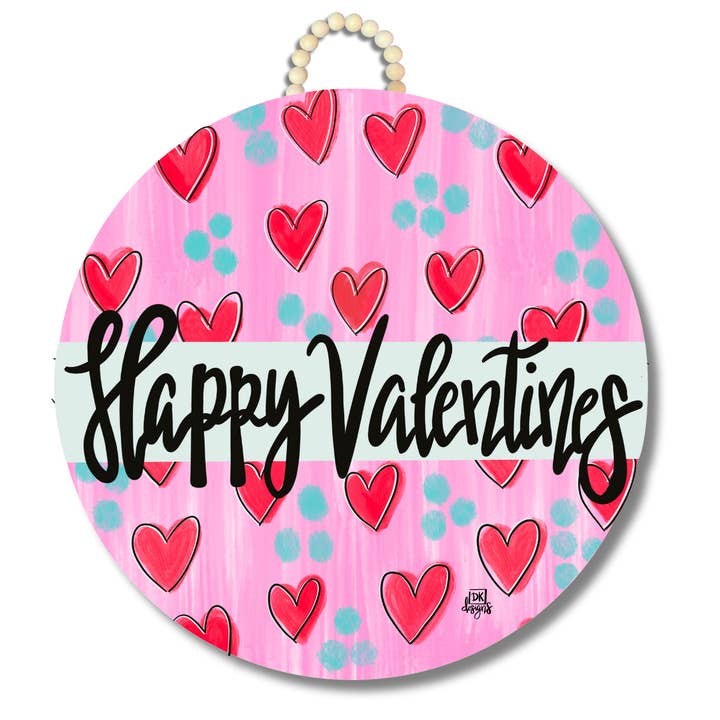 Valentine Streaks Hanger for wholesale by DK Designs Georgia