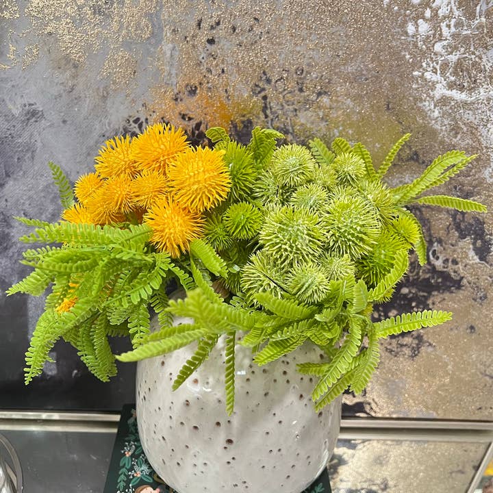 10"Designer's Pick-Soft touch Faux Sweetgum Fruit Bundle for wholesale by Angel Isabella