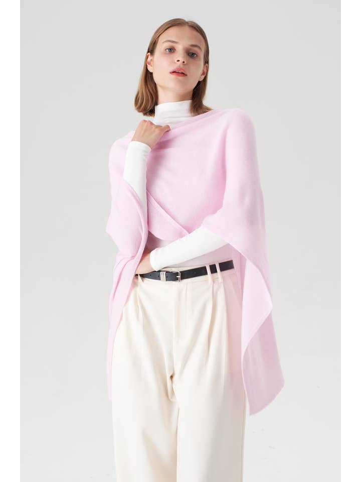 Cashmere Topper -Crystal Pink for wholesale on Faire1