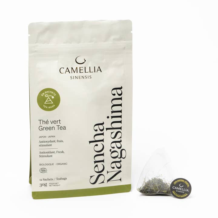 Sencha Nagashima Organic (12 Teabags Bag) for wholesale by Camellia Sinensis