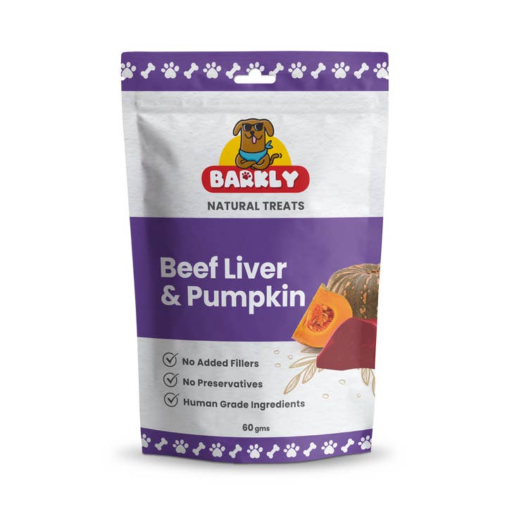 Barkly Natural Dog Treats - Wholesale Pet Treats - Dog - Beef Liver & Pumpkin0