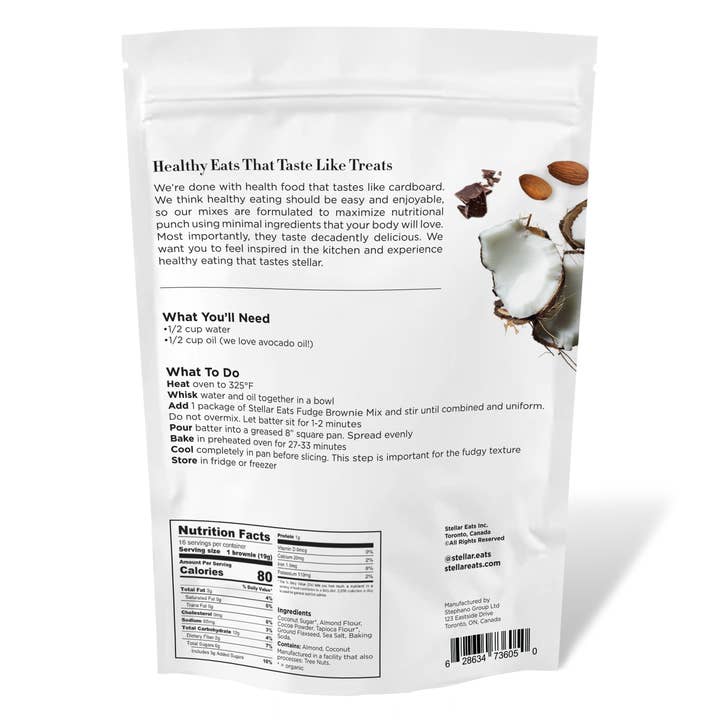 Stellar Eats - Vente Mélanges pour brownie - Mélange de brownie au fudge1