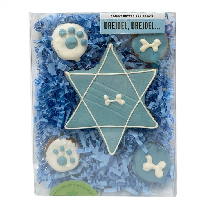 Bubba Rose Biscuit Co. - Wholesale Pet Treats - Dog - Dreidel, Dreidel... Box