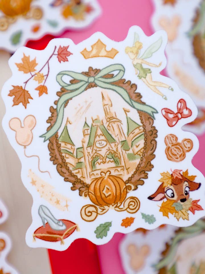 Autocollant Automne pour Toujours pour la vente par Furever Booked