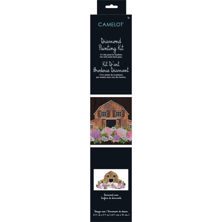 Multi Cozy Farm Diamond Painting Kit for wholesale on Faire