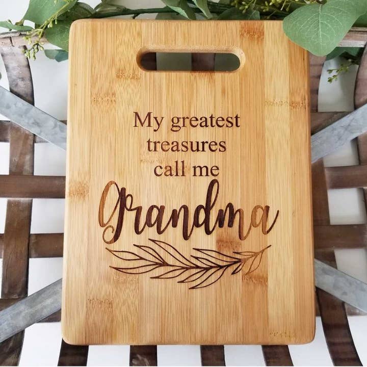 Cutting Board- My Greatest Treasures...Grandma for wholesale by Ginger Squared