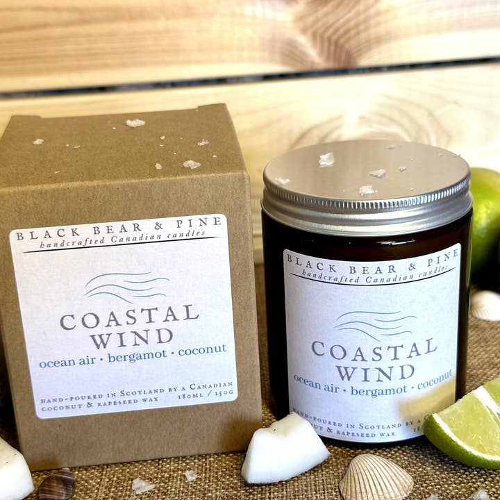 Black Bear & Pine – wholesale Jar/filled candle – Coastal Wind8