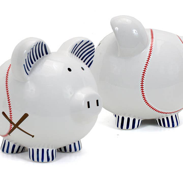 Child To Cherish® – Großhandel Geld-/Sparschwein – Kinder & Baby – Baseball-Themen-Sparschwein2