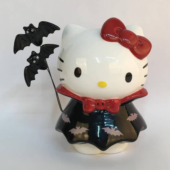 Blue Sky Clayworks - Wholesale Decorative Figurine - Halloween Count Dracula Hello Kitty Figurine0