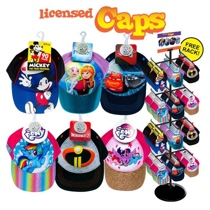 CAPPELLI PER BAMBINI CON LICENZA per la vendita all'ingrosso da parte di God's Beauties and Cuties
