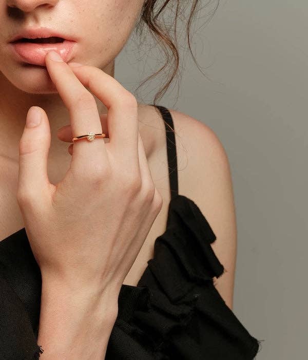 LanLivia – Engroshandel Ring med sten – Unikt design med funklende stjerne-ring6