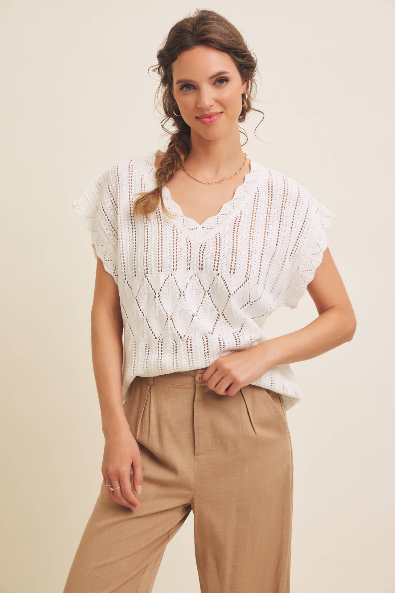 in february - Wholesale Pants - Women's - MINIMALIST MUSE DRAPEY WIDE-LEG LINEN TROUSERS10