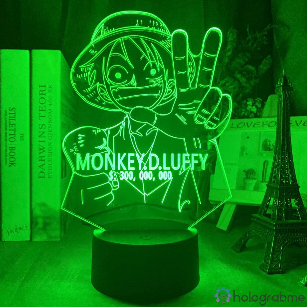 Holograbme - Wholesale Accent/Desk Lamp - One Piece Lamp Monkey D. Luffy Prime5