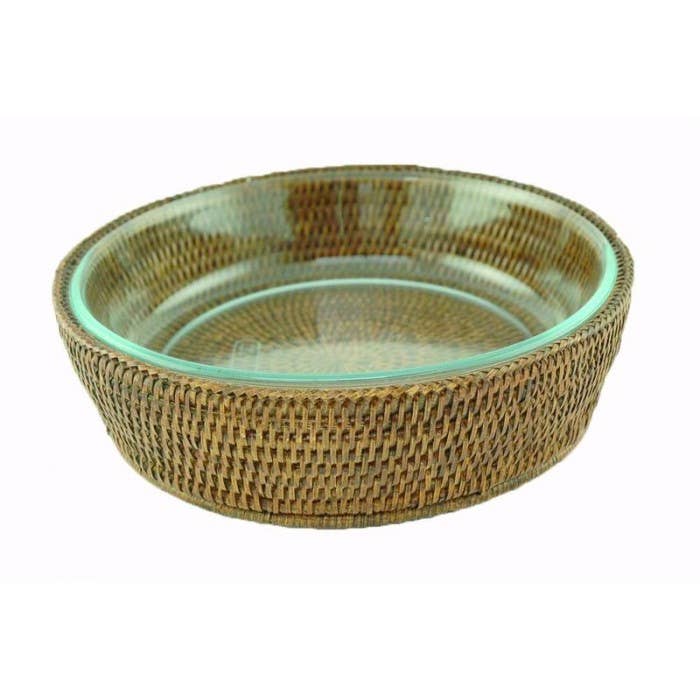 Plato redondo Pyrex para venta al por mayor de Baolgi