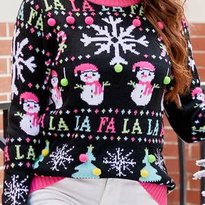 Plus size reindeer sweater online