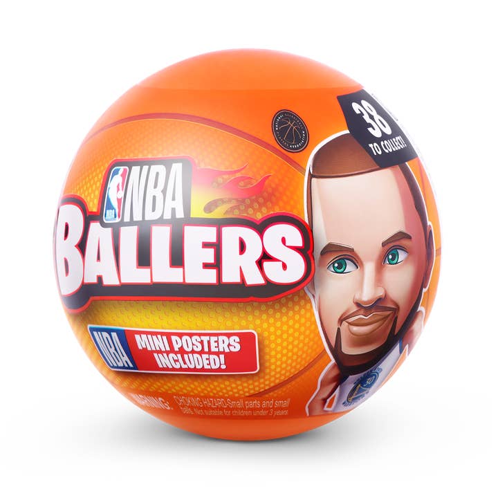 The Zoofy Group , LLC - Wholesale Classic Toy - Kids - ZURU NBA COLLECTIBLE BALLERS- CAPSULES- S1- 24 PC PDQ