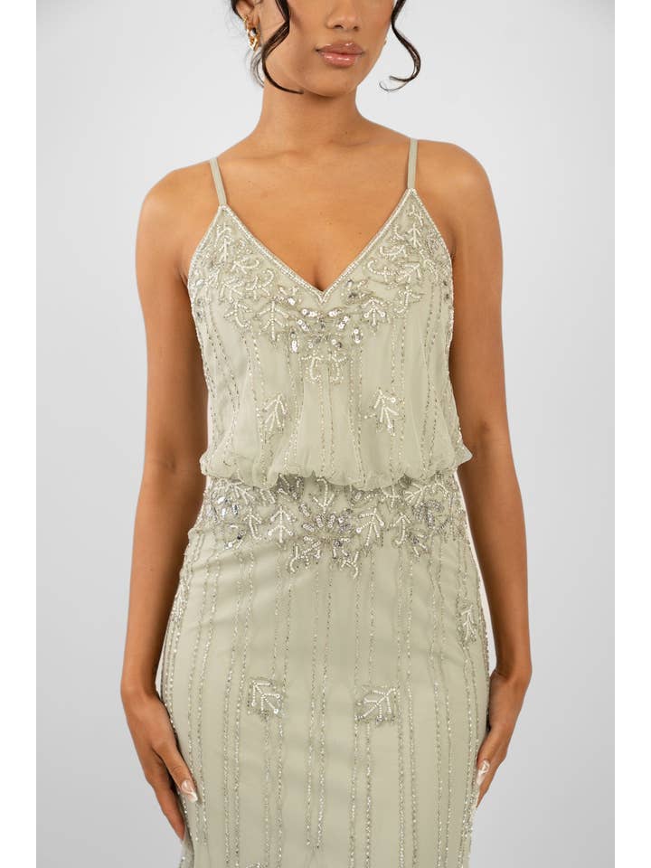 Keeva Pale Aqua Bridesmaid Dress for wholesale on Faire1