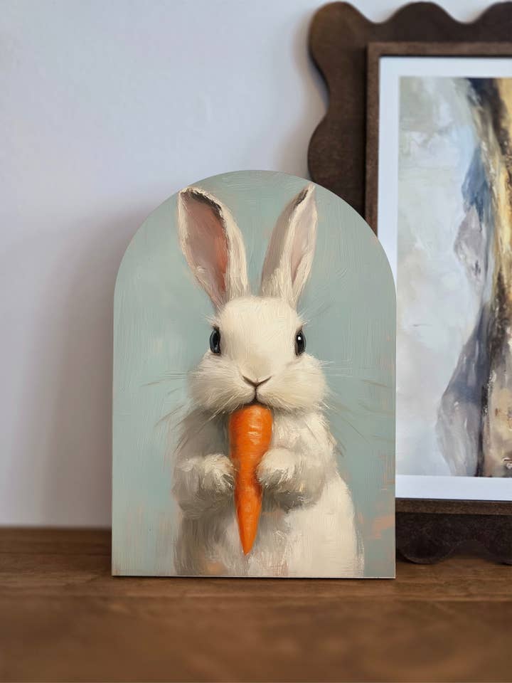 Easter Decor 2025 - Spring Wood Sign - Arch Top Sign for wholesale by The 19th Collective