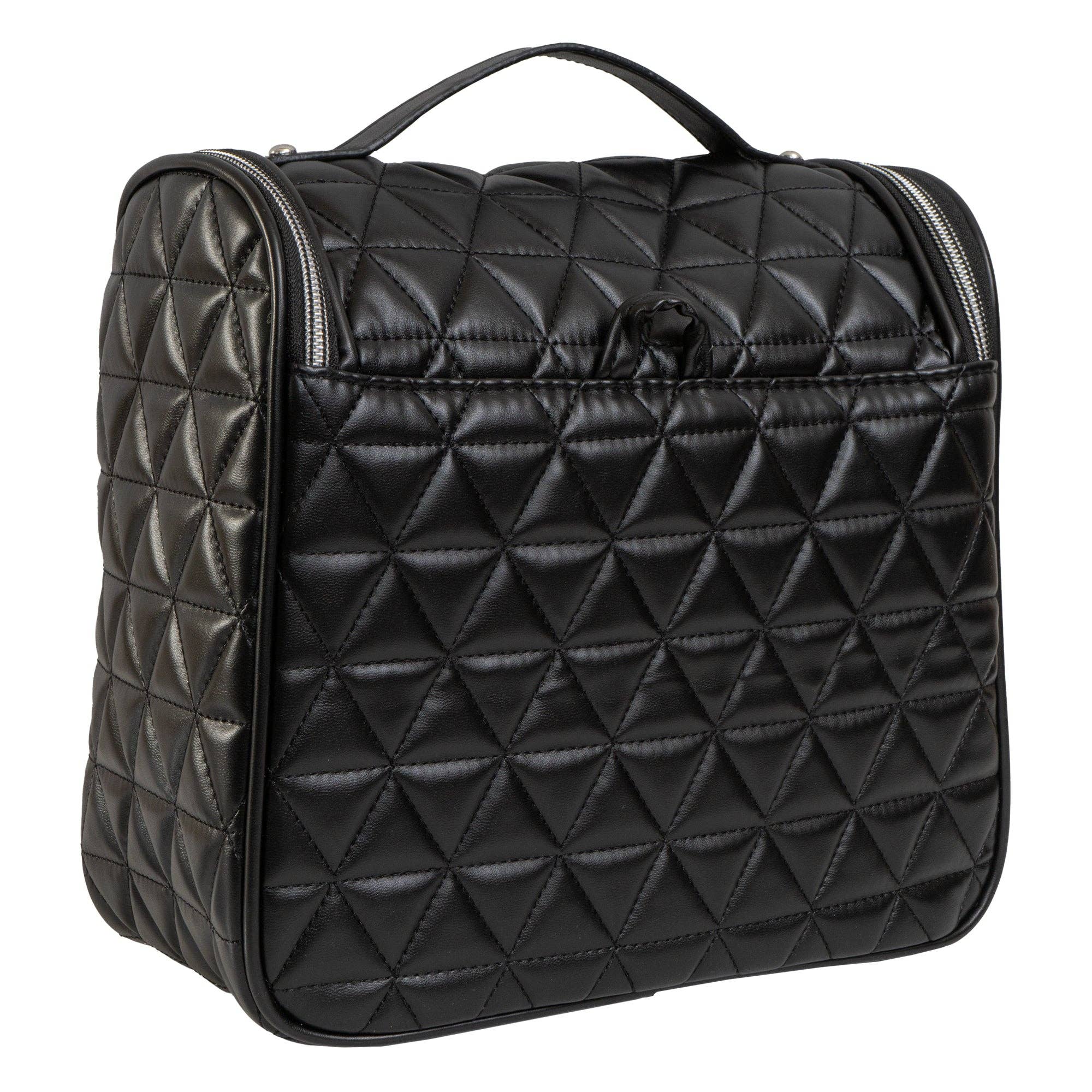 Magid - Wholesale Toiletry bag – women's - Joan & David The Triangle Quilted Hanging Toiletry Bag2