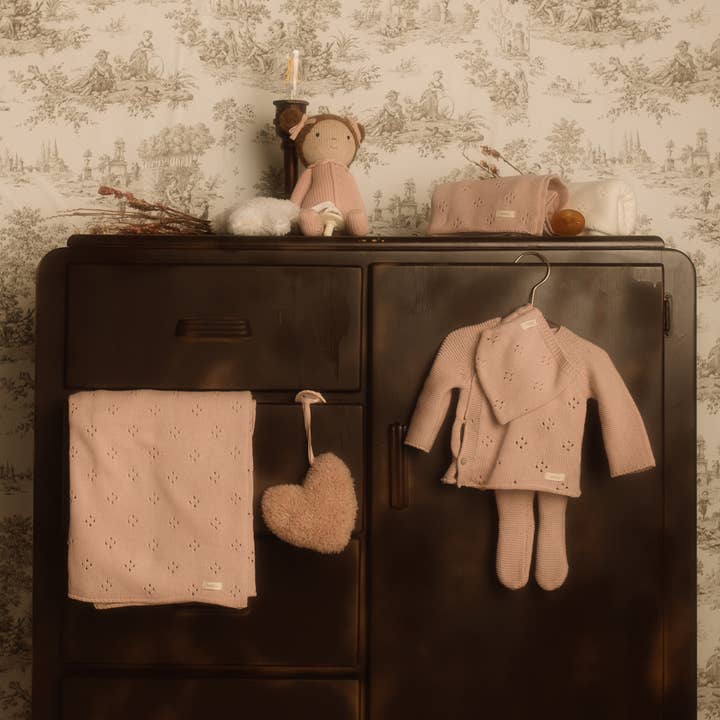 Collezione Maglia a Diamante con Bottoni Laterali in Bambù, 4 Pezzi per la vendita all'ingrosso da parte di BAMBBOO