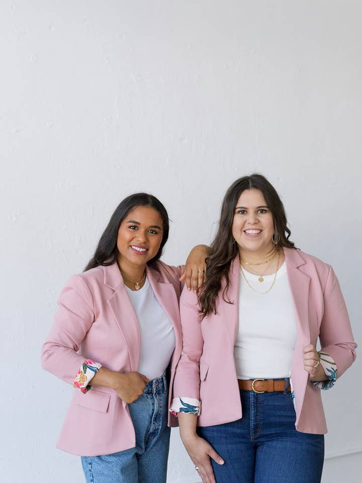 PWRFUL in Pink | Chaqueta tipo blazer rosa para mujer para venta al por mayor de PWR WMN