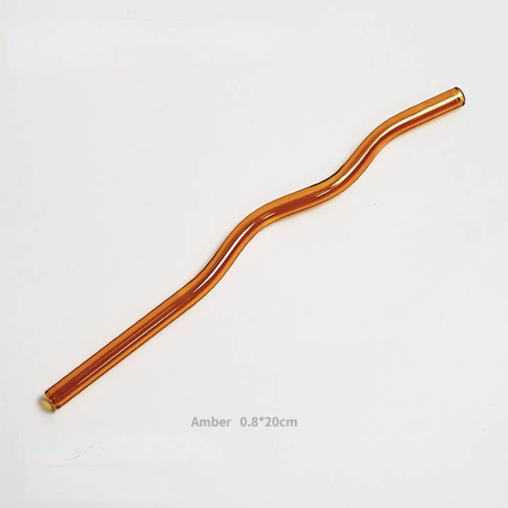 IVORE.GROUP (We cover All Import duty) - Wholesale Drinking Straw - Reusable Wave Glass Straws8