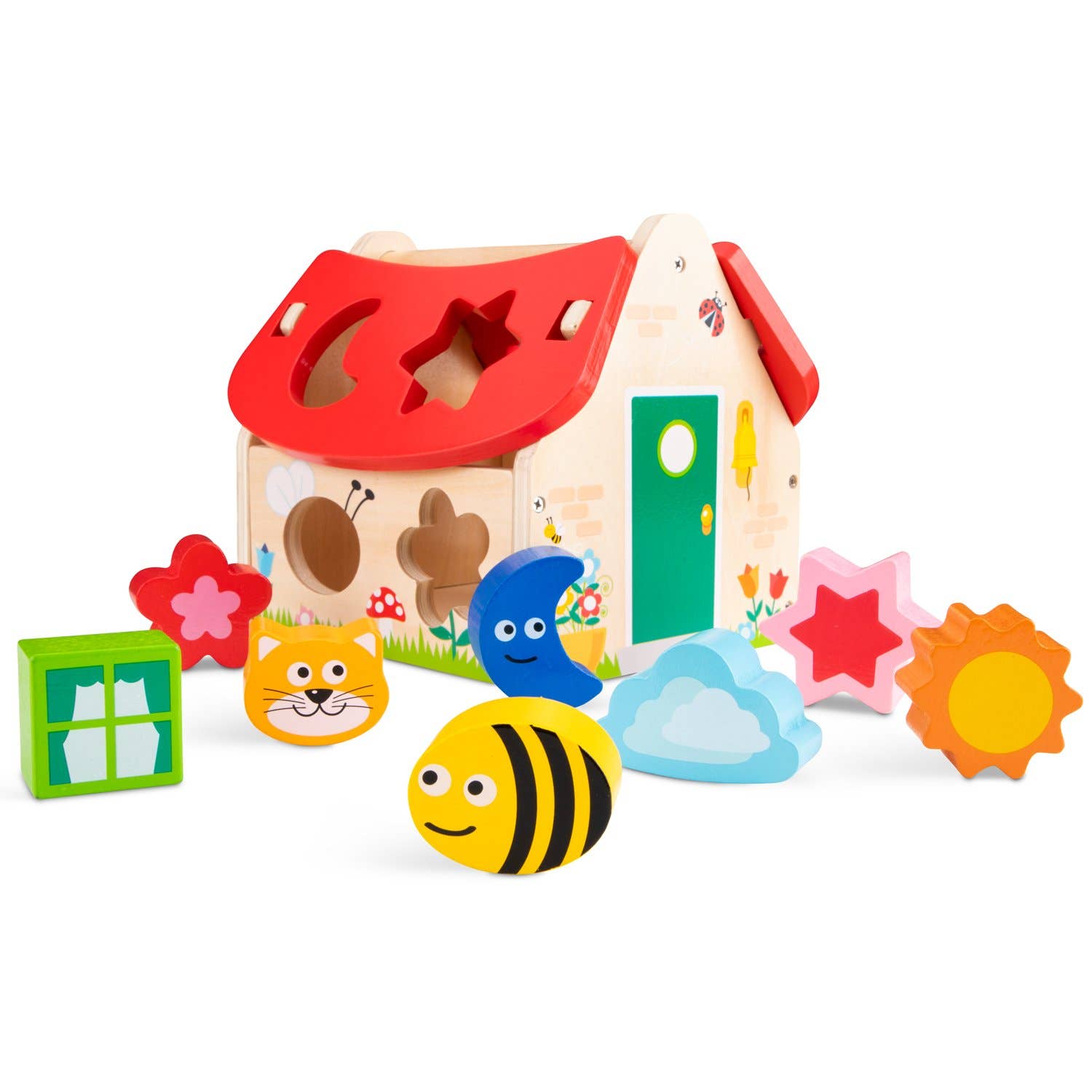 New Classic Toys EU - Wholesale Wood Toy - Kids - House of shapes1