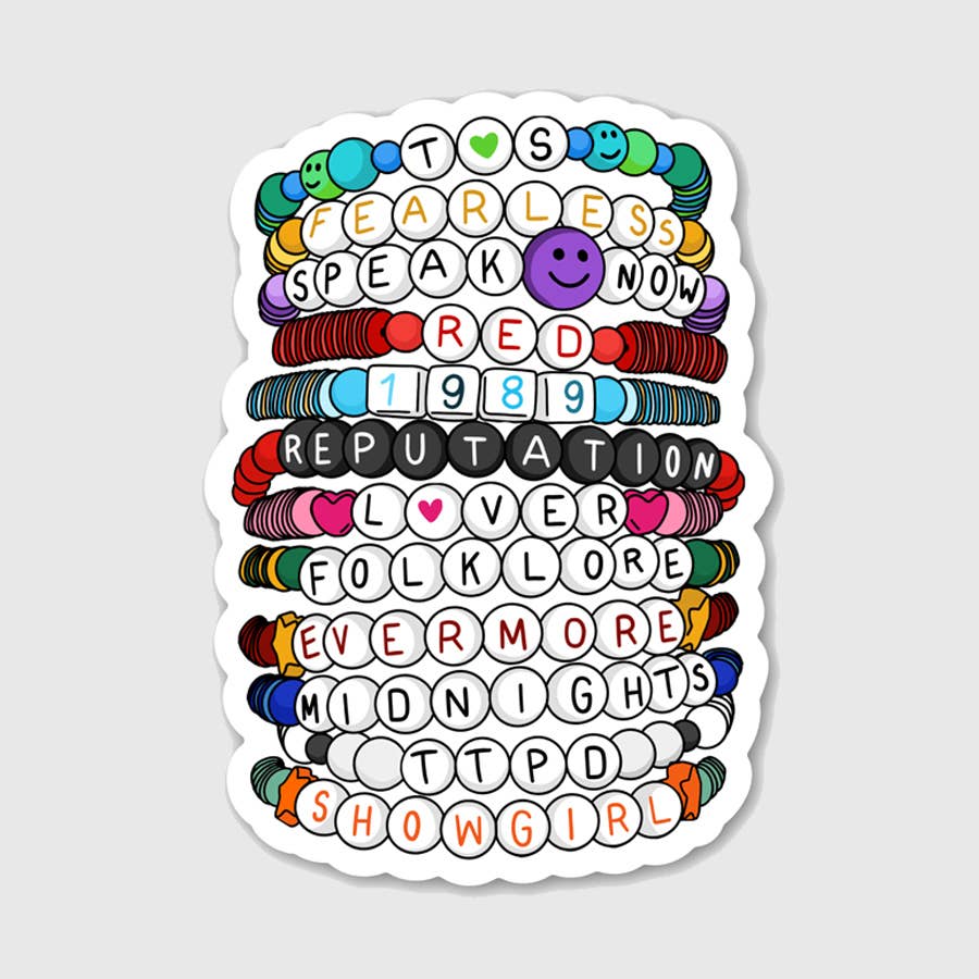 Brittany Paige - Wholesale Sticker - NEW Eras Friendship Bracelets Sticker 1