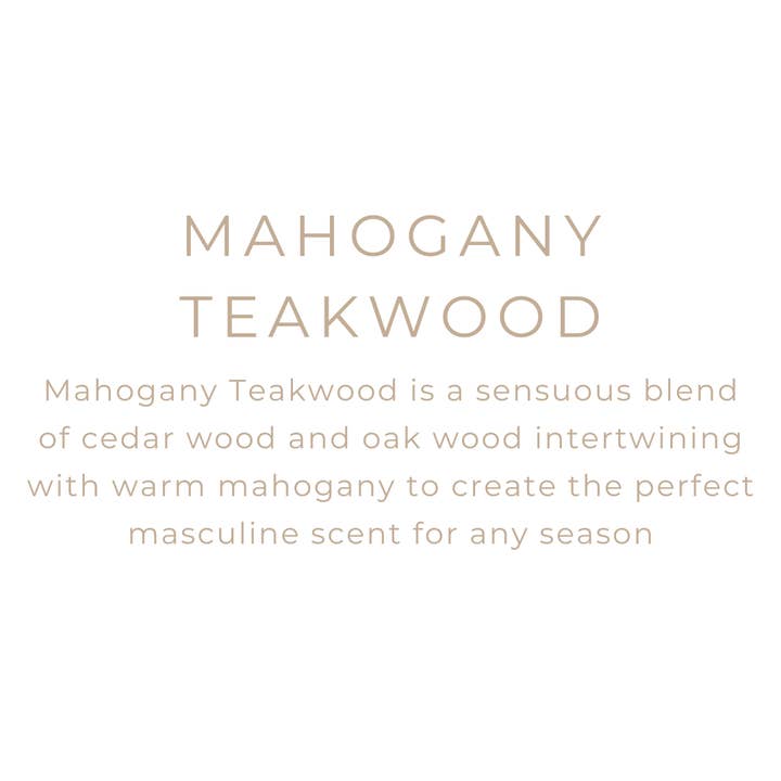 River Birch Candles - Wholesale Travel Candles - 8oz Mahogany Teakwood - Black Tin 3