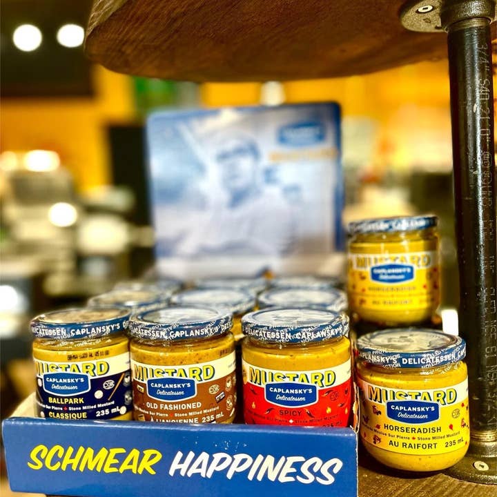 Caplansky's Deli Mustard - Wholesale Retailer Display - Food & Drink - PDQ Display Merchandiser