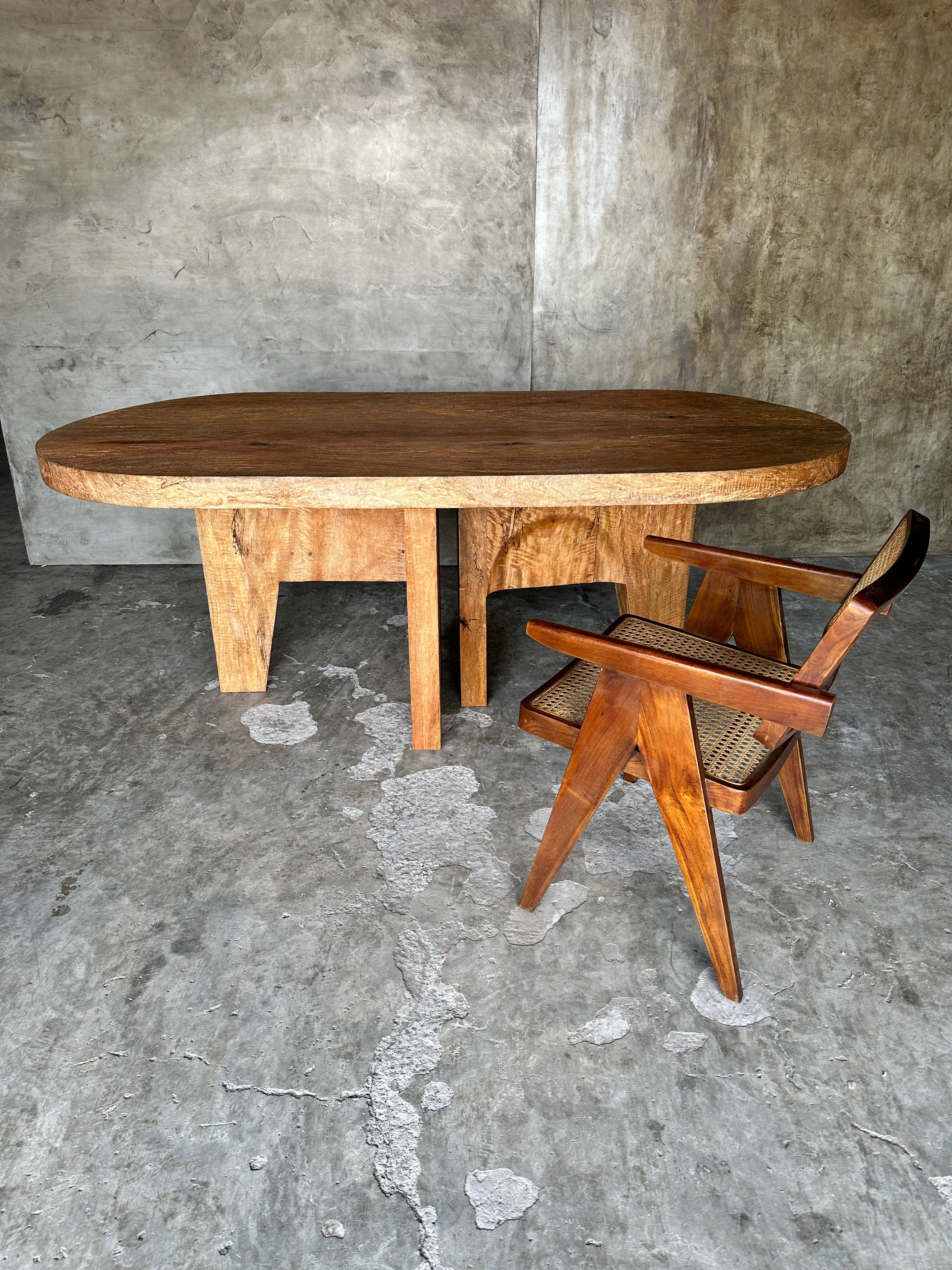 Office Objets - Wholesale Coffee Table - Massive mango wood table 2m10x1m7